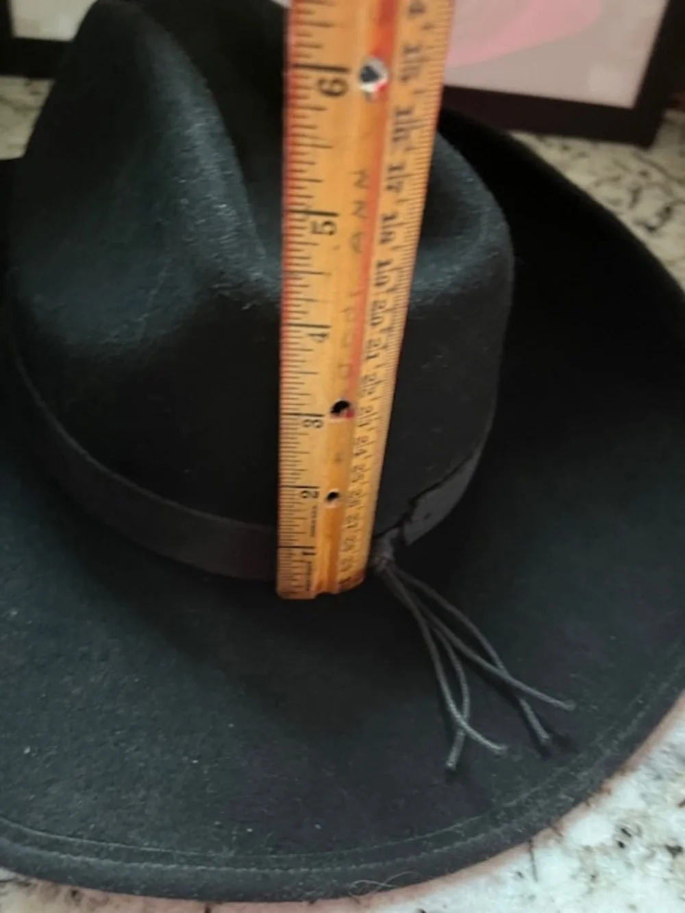 Scala Black Western Cowboy Hat Sz L/XL Unisex Rodeo Country Horses Ranch
